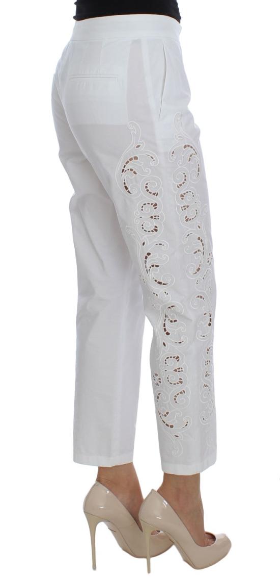  돌체앤가바나 스트레이트 팬츠 SIG20046 WHITE - DOLCE & GABBANA