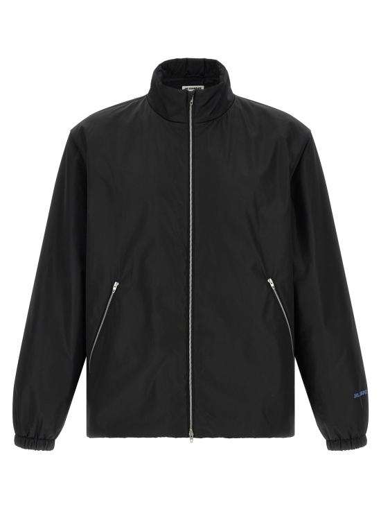 26FW 질샌더 봄버 자켓 JI336374BM BLACK