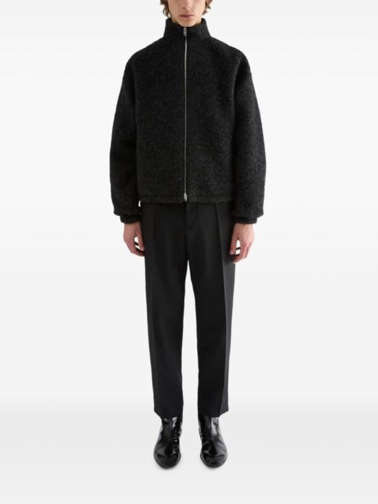 26FW 질샌더 집업 니트 J22HG0116J20379029 Black - JIL SANDER