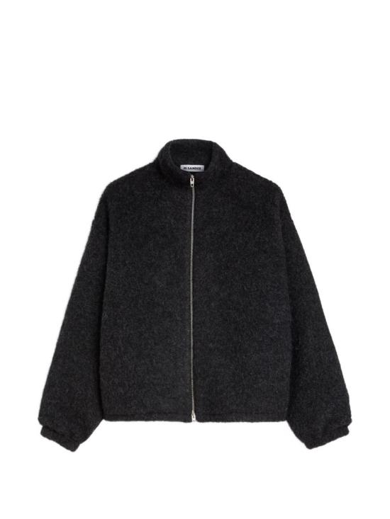 26FW 질샌더 집업 니트 J22HG0116J20379029 Black