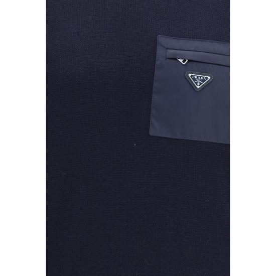 26FW 프라다 스웨터 PRUMB049SWMO1W4XF0008BB BLUE - PRADA