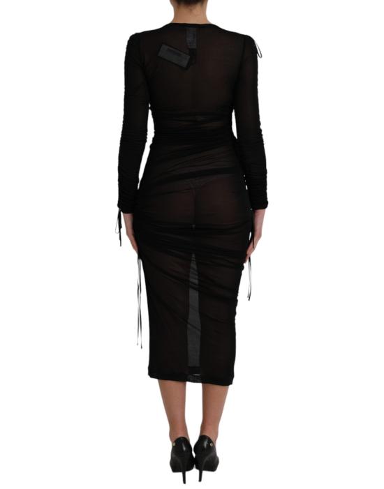  돌체앤가바나 미디 원피스 DR281057 BLACK - DOLCE & GABBANA