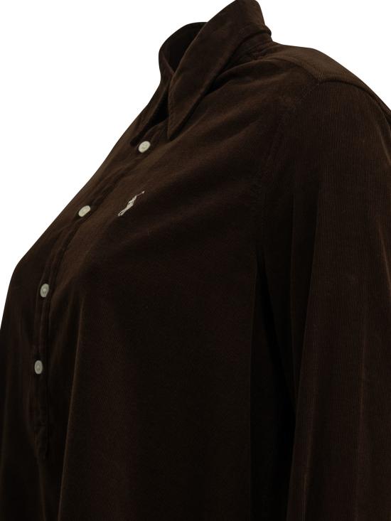 26FW 폴로 랄프로렌 미디 원피스 211B22153005DARK BROWN - POLO RALPH LAUREN