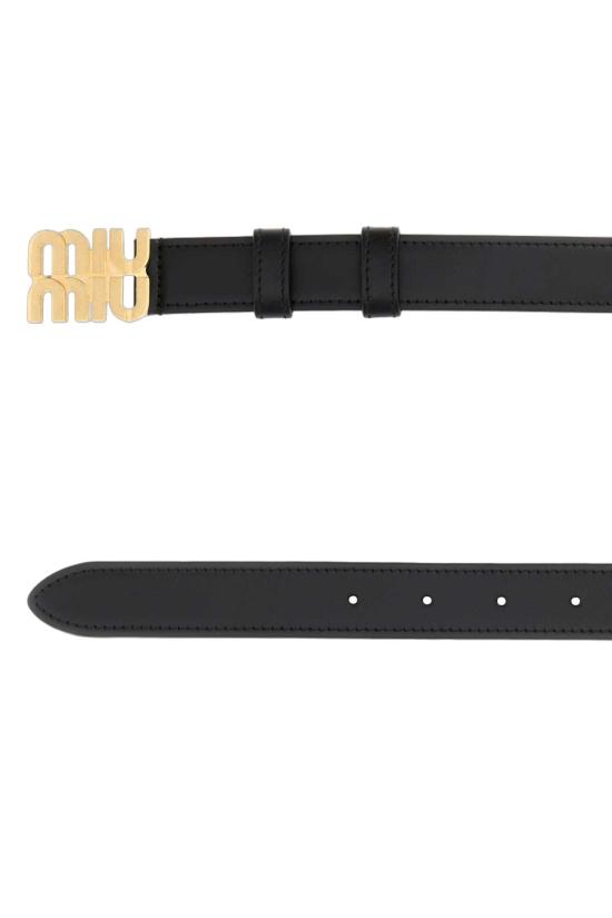  미우미우 벨트 5CC5652AIX F0002 BLACK - MIU MIU