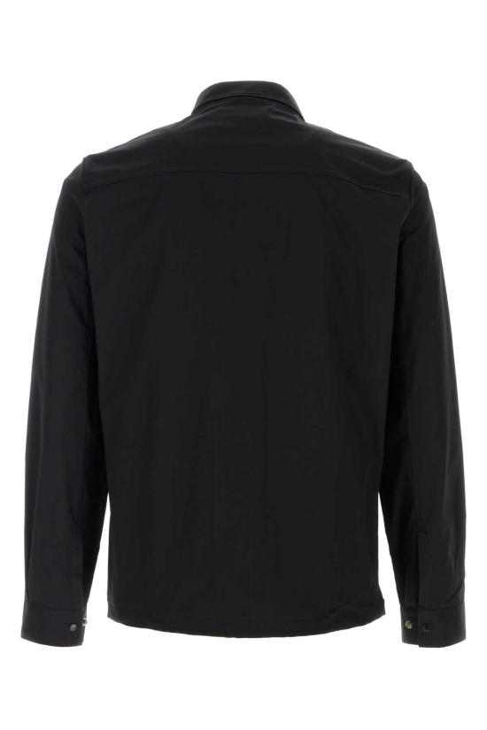 26SS 씨피 컴퍼니 메트로폴리스 시리즈 가바딘 집 오버셔츠 20CLOS062A006472A 999 BLACK - C.P. COMPANY