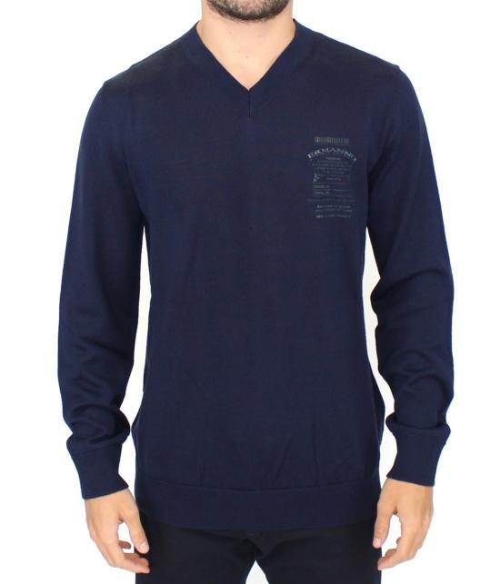  에르마노 설비노 스웨터 SIG10105 NAVY