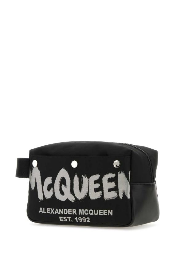 26SS 알렉산더 맥퀸 뷰티 케이스 7917731AAS3 1095 BLACK - ALEXANDER MCQUEEN
