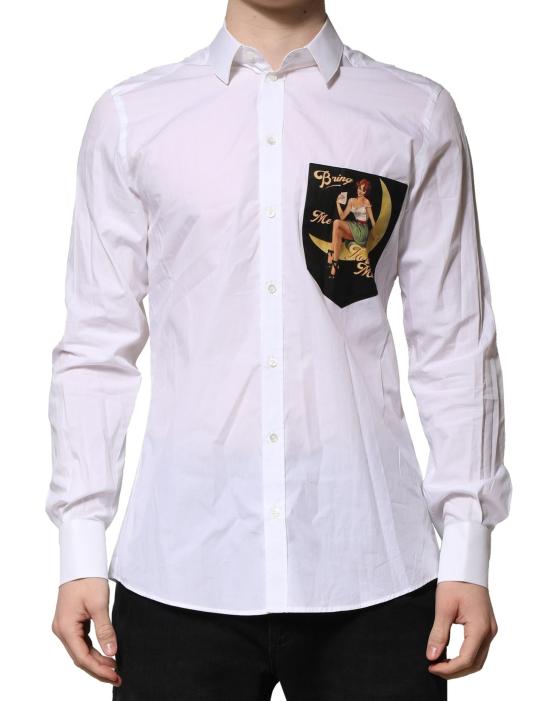  돌체앤가바나 긴팔 셔츠 TSH906826 WHITE