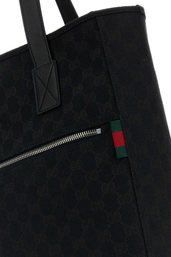  구찌 GG 캔버스 미디움 토트백 834796FAEPS 1060 BLACK - GUCCI