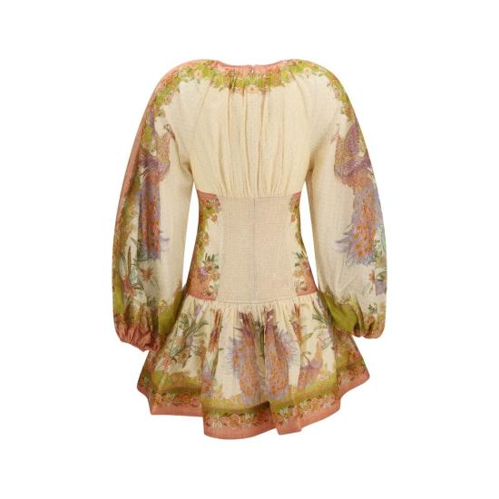 26FW 짐머만 숏 원피스 ZI5515DSS262CTSFBB MULTICOLOR - ZIMMERMANN