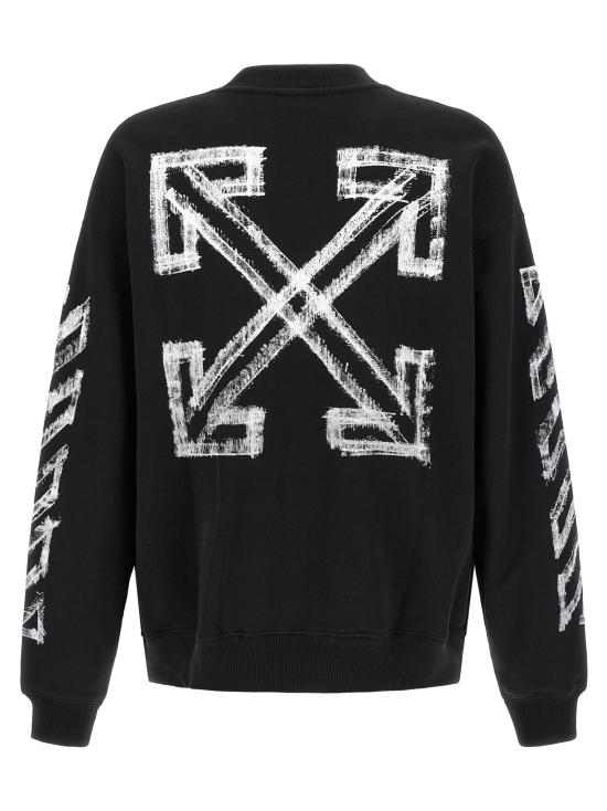  오프화이트 긴팔 티셔츠 OF339461BM BLACK - OFF WHITE