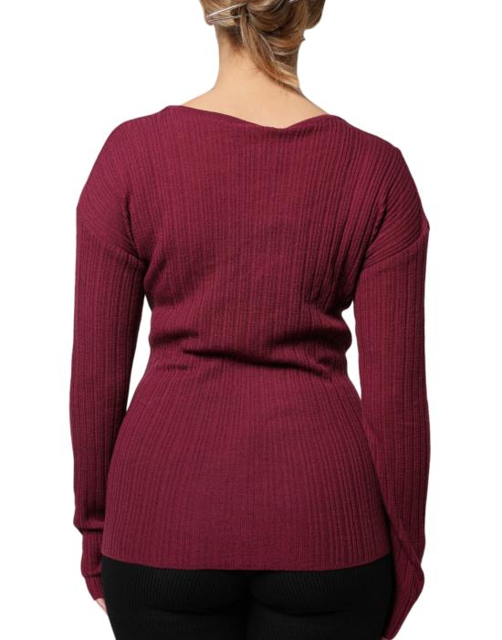  로베르토 카발리 스웨터 SIG91888 RED - ROBERTO CAVALLI