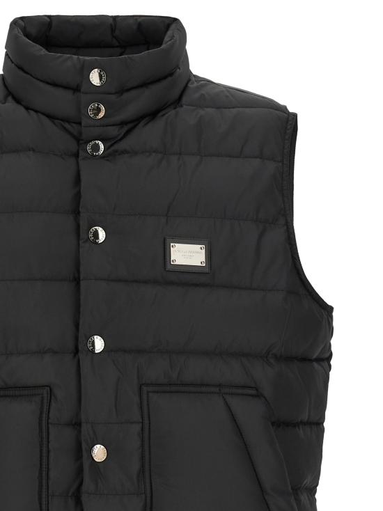 26FW 돌체앤가바나 패딩 조끼 DO338955BM BLACK - DOLCE & GABBANA
