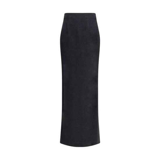 25FW 알레산드라리치 롱 스커트 ALFABX41360900BB BLACK - ALESSANDRA RICH