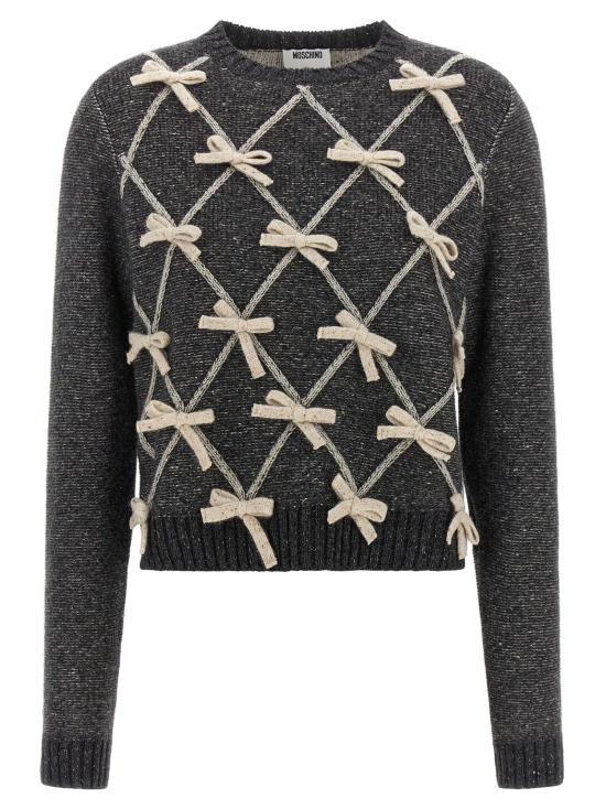 26FW 모스키노 스웨터 MO337571BM GRAY