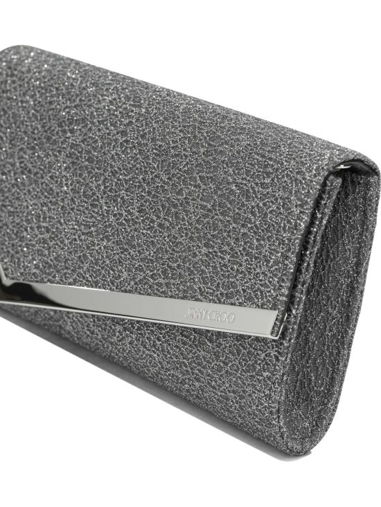 26FW 지미추 클러치/파우치 EMMIEUBDANTRACITE SILVER - JIMMY CHOO