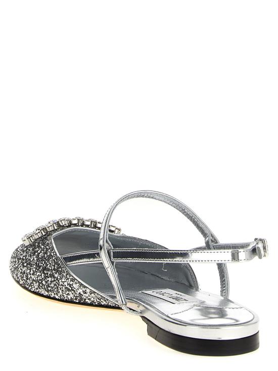 25FW 지미추 플랫 슈즈 JI317071BM SILVER - JIMMY CHOO