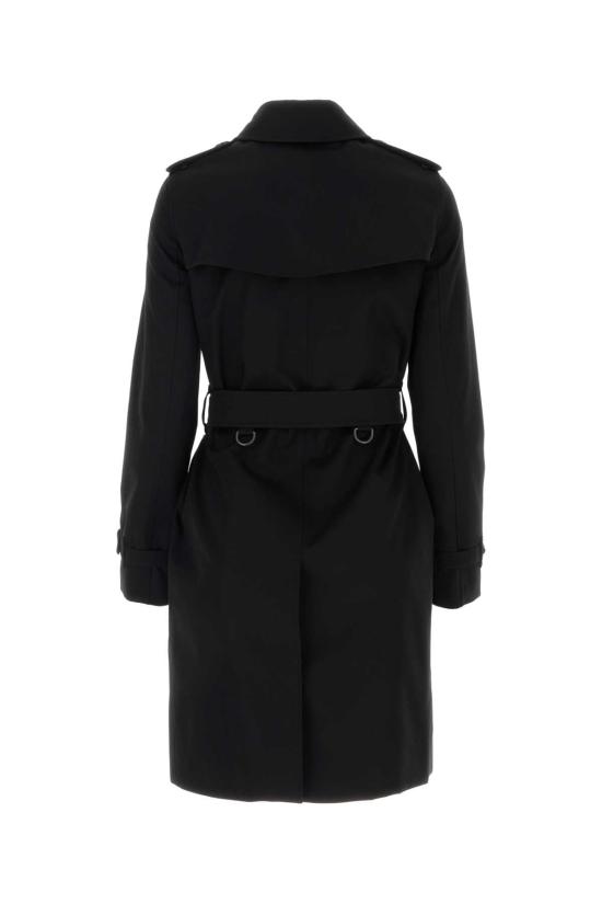  버버리 벨티드 트렌치 코트 8079409 A1189 BLACK - BURBERRY