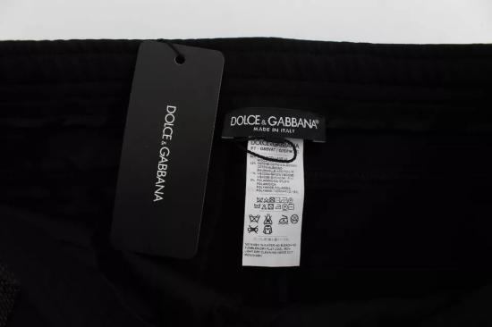  돌체앤가바나 스트레이트 팬츠 SIG30697 BLACK - DOLCE & GABBANA