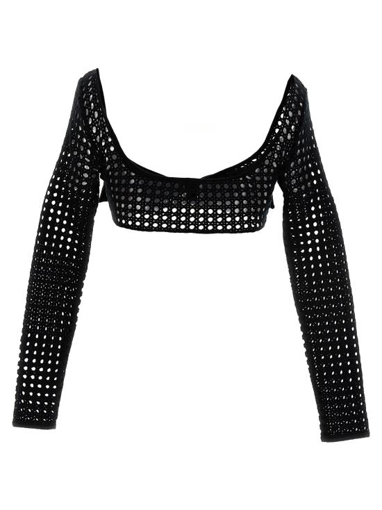  지암바티스타 발리 블라우스 GI230789BM BLACK - GIAMBATTISTA VALLI