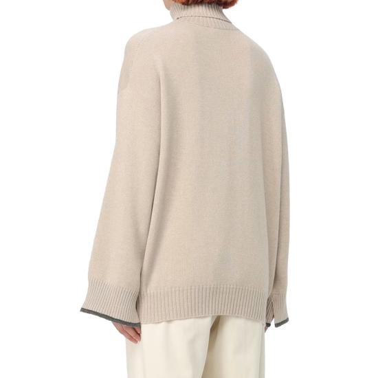  브루넬로 쿠치넬리 터틀넥 BR 9192410054868 BEIGE - BRUNELLO CUCINELLI