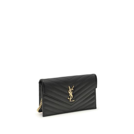 26FW 생로랑 클러치/파우치 SA857605BOW011000BB BLACK - SAINT LAURENT