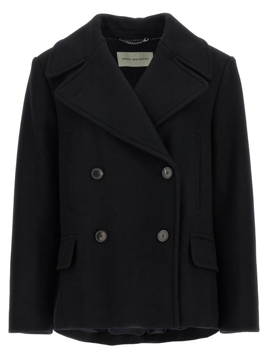 25FW 드리스 반 노튼 코트 DR318408BM BLACK