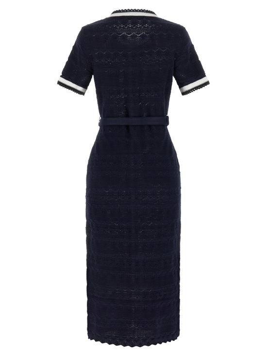 26FW 셀프 포트레이트 롱 원피스 SE336467BM NAVY - SELF PORTRAIT