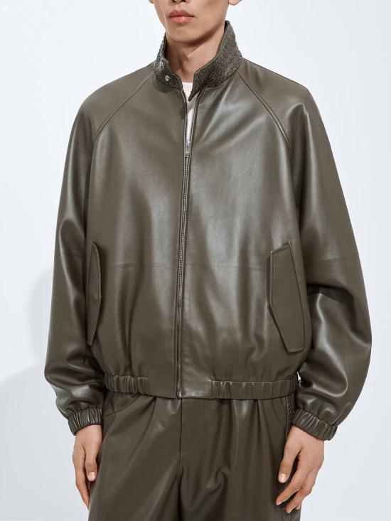 26FW 보테가베네타 가죽 자켓 875124 V64W03476 GREEN - BOTTEGA VENETA