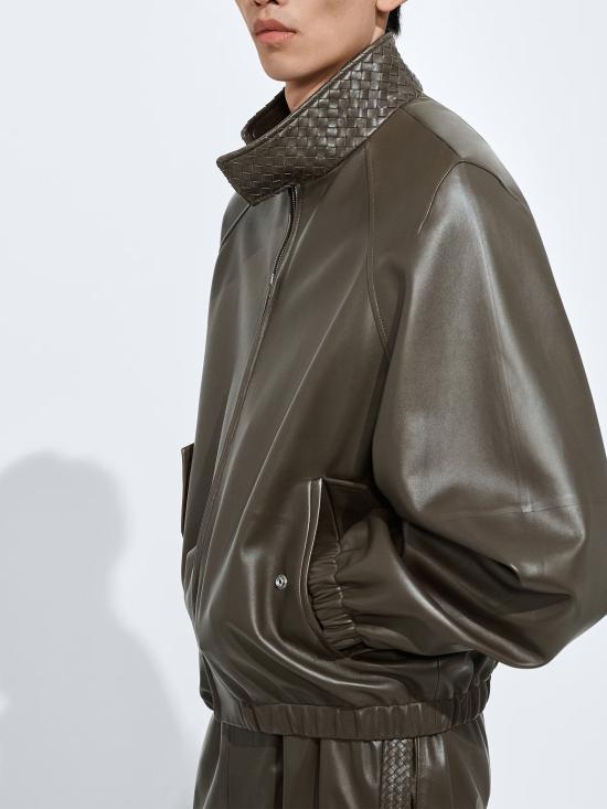 26FW 보테가베네타 가죽 자켓 875124 V64W03476 GREEN - BOTTEGA VENETA