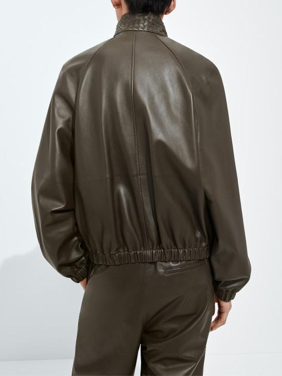 26FW 보테가베네타 가죽 자켓 875124 V64W03476 GREEN - BOTTEGA VENETA