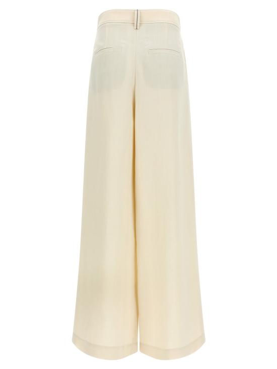 26SS 브루넬로 쿠치넬리 팔라초 팬츠 BR325406BM WHITE - BRUNELLO CUCINELLI