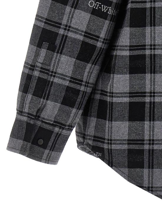  오프화이트 긴팔 셔츠 OF273247BM GRAY - OFF WHITE