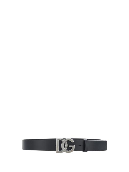 26FW 돌체앤가바나 가죽 벨트 BC4644AX622 8V363 BLACK - DOLCE & GABBANA