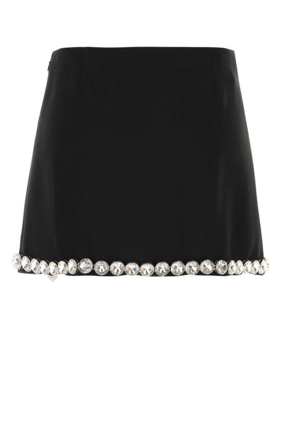  프라다 숏 스커트 P164YRSOOO155R F0002 BLACK - PRADA