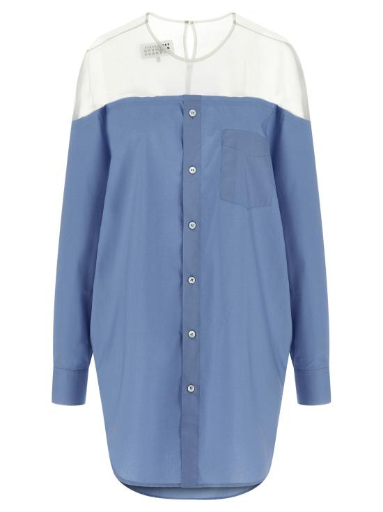 26SS MM6 메종마르지엘라 셔츠 MM335620BM BLUE