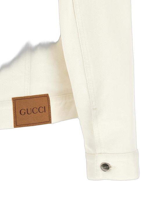 26SS 구찌 데님 자켓 GU336026BM WHITE - GUCCI