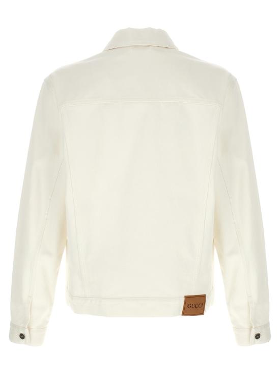 26SS 구찌 데님 자켓 GU336026BM WHITE - GUCCI