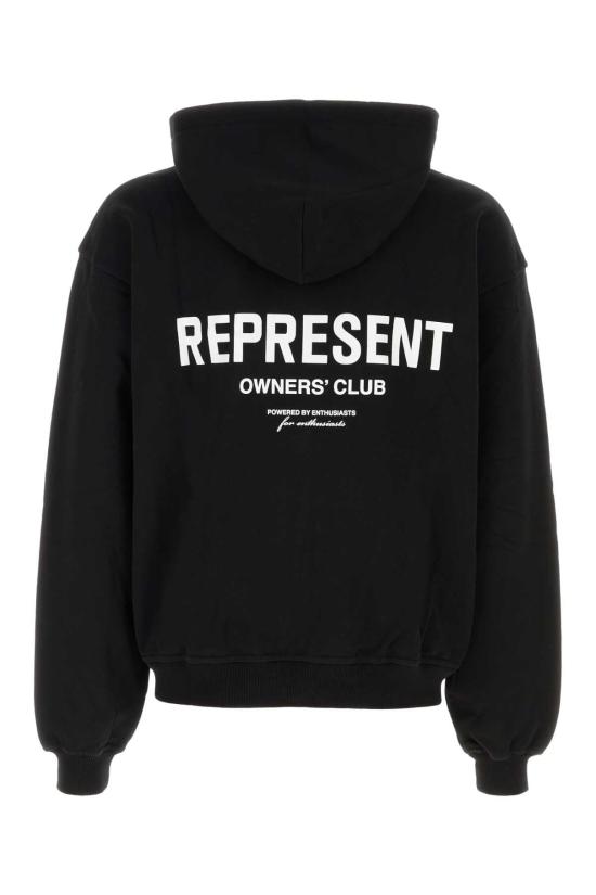  리프레젠트 후드 티셔츠 OCM41122 001 BLACK - REPRESENT