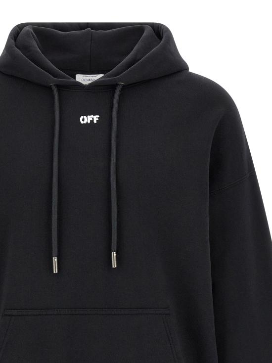 26SS 오프화이트 후드 티셔츠 OF331527BM BLACK - OFF WHITE
