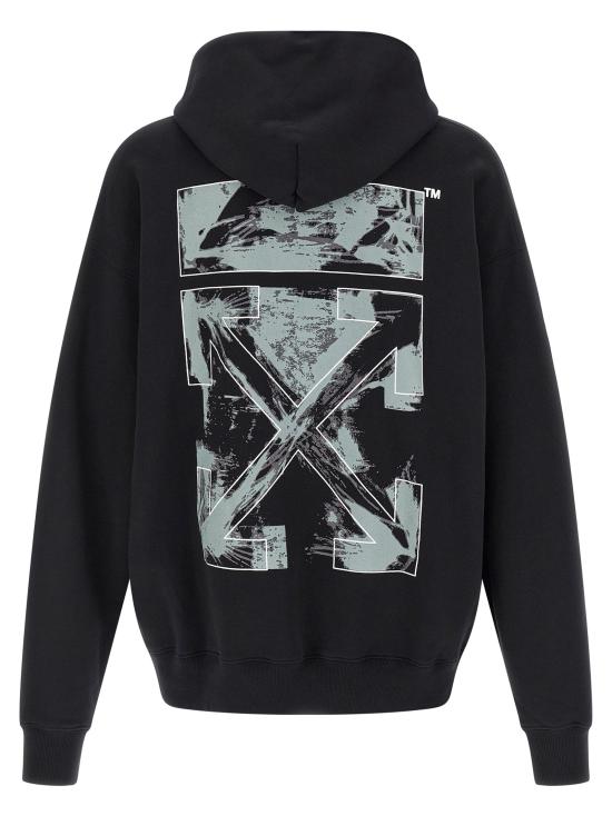 26SS 오프화이트 후드 티셔츠 OF331527BM BLACK - OFF WHITE