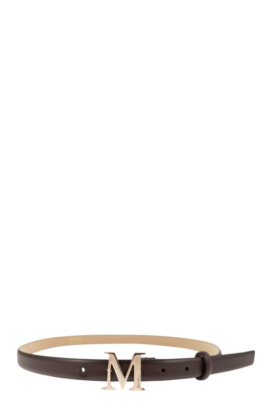 26FW 막스마라 레귤러 벨트 2624506062600 056 DARK BROWN