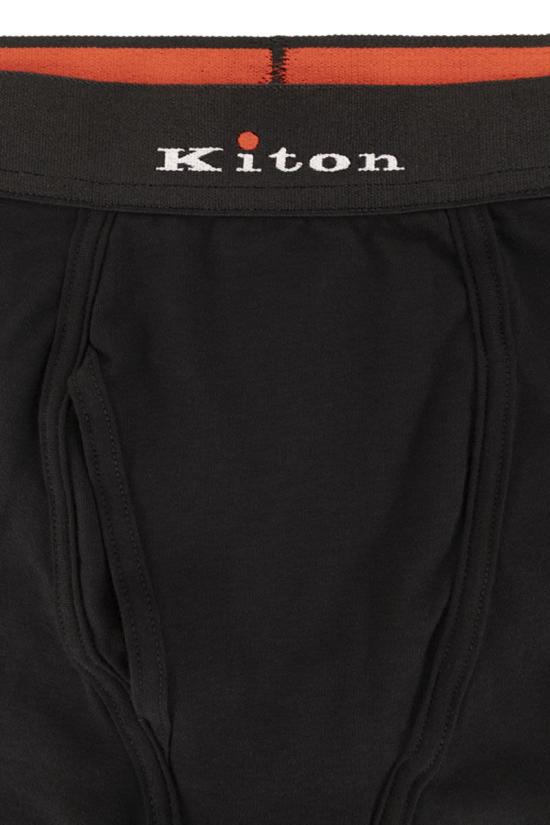 26FW 키톤 팬티 UNWBX16K0261L02001 BLACK - KITON