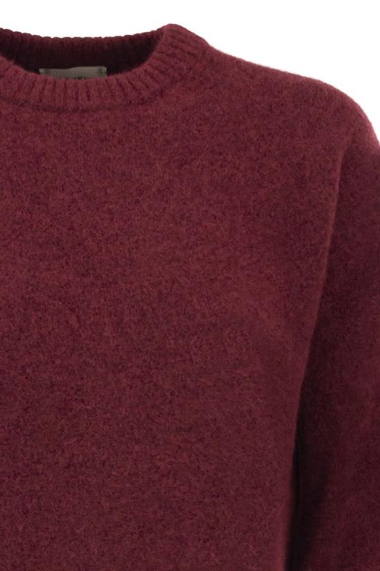 26FW 위켄드막스마라 알파카 울 블렌드 스웨터 2625366152600 011 BORDEAUX - WEEKEND MAX MARA