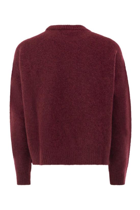 26FW 위켄드막스마라 알파카 울 블렌드 스웨터 2625366152600 011 BORDEAUX - WEEKEND MAX MARA