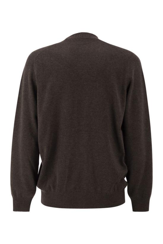 26FW 브루넬로 쿠치넬리 가디건 M22203806 CU766 DARK BROWN - BRUNELLO CUCINELLI