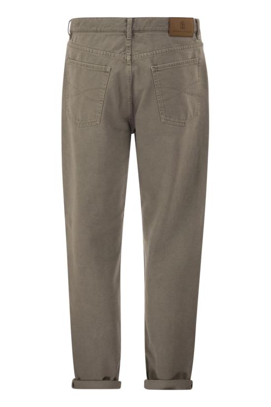 26FW 브루넬로 쿠치넬리 스트레이트 팬츠 M237PO2090 C7509 MUD - BRUNELLO CUCINELLI