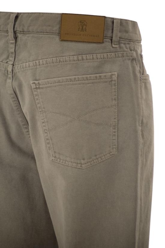 26FW 브루넬로 쿠치넬리 스트레이트 팬츠 M237PO2090 C7509 MUD - BRUNELLO CUCINELLI