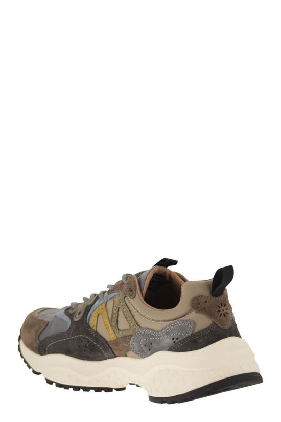 26FW 플라워 마운틴 스니커즈 201950701 1D34 GREY BROWN - FLOWER MOUNTAIN
