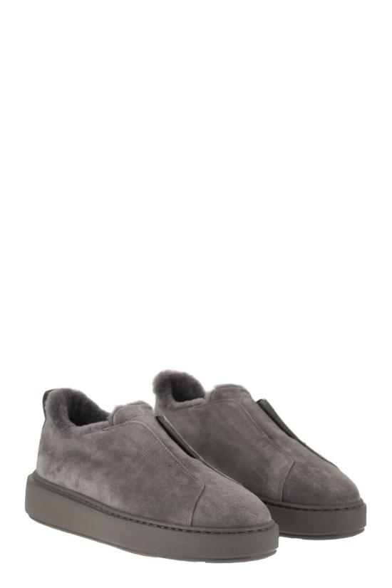 26FW 산토니 스니커즈 WBCD61323PELPSAP G62 GREY - SANTONI